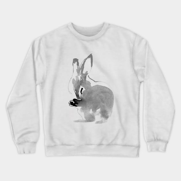 rabbit Crewneck Sweatshirt by pechane